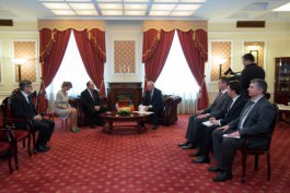 Moldovan president receives accreditation letters from four ambassadors