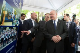 Moldovan president attends inauguration of European Town