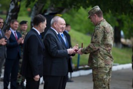 Moldovan president participates in closing event of Dragoon Pioneer 2016 drills