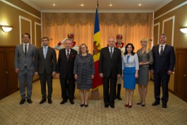 Președintele Republicii Moldova a primit scrisorile de acreditare  ale Ambasadorilor Republicii Austria, Republicii Coreea și României 