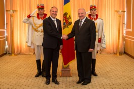 Moldovan president accepts credentials of three ambassadors