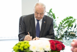 Moldovan president expresses condolences to Italian people