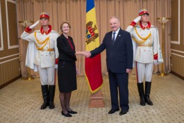 Moldovan president receives letters of accreditation of three ambassadors