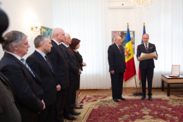 Moldovan president receives distinction awarded by Romanian state