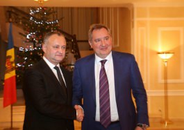 Igor Dodon s-a întîlnit cu Dmitri Rogozin