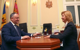 Președintele Republicii Moldova, Igor Dodon, a avut o întrevedere cu Bașcanul Autonomiei Găgăuze, Irina Vlah. 