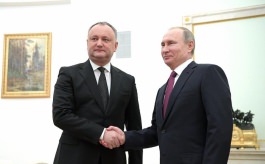 Astăzi, la Kremlin, a avut loc întrevederea oficială a președintelui Republicii Moldova, Igor Dodon cu Preşedintele Federaţiei Ruse, Vladimir Putin 