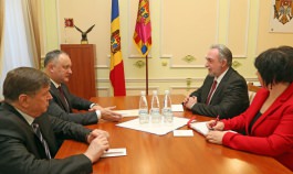 Președintele Igor Dodon a avut o întrevedere cu ambasadorul Republicii Macedonia, E.S. dl  Pande Lazarevski