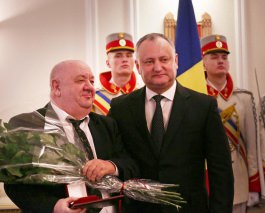 Igor Dodon, Președintele Republicii Moldova a oferit distincții de stat