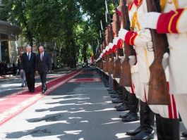 President Nicolae Timofti had a meeting with the Romanian President, Traian Basescu