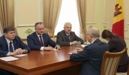 Igor Dodon s-a întîlnit cu Farit Muhametșin