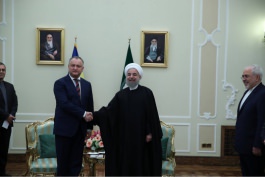 Moldovan president meets Iranian counterpart