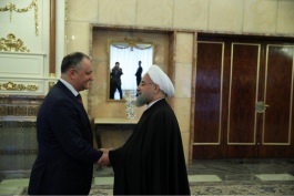 Moldovan president meets Iranian counterpart