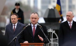 Președintele Igor Dodon a participat la ceremonia dedicată aniversării a 28-a de la retragerea trupelor sovietice din Afganistan