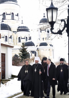 Președintele Republicii Moldova, domnul Igor Dodon, a avut o întrevedere cu Înaltpreasfinția Sa Vladimir, Mitropolit al  Chişinăului şi al Întregii Moldove