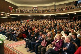 Президент Республики Молдова, Игорь Додон принял участие в торжественном собрании, посвящённому Дню защитника Отечества