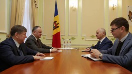 President Igor Dodon today met Russian Ambassador to Moldova Farit Mukhametshin