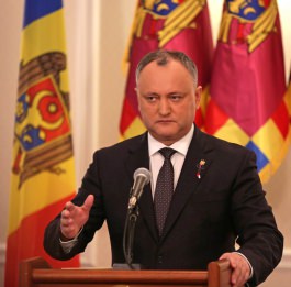 Președintele Republicii Moldova Igor Dodon a propus crearea unei platforme publice de dialog pentru conciliere națională 