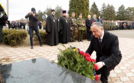 Moldovan president attends actions to commemorate tragic events of 1992