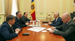 President Igor Dodon met with Russian Ambassador to Moldova Farit Muhametshin today