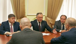 Igor Dodon, Președintele Republicii Moldova a avut o întrevedere cu ambasadorul Federației Ruse în Republica Moldova, Farit Muhametșin