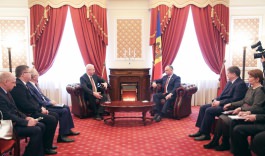 Moldovan president meets Russian delegation