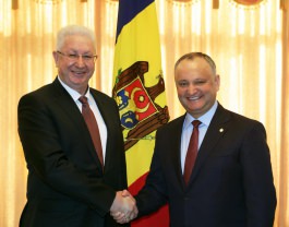 Moldovan president meets Russian delegation