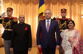 Președintele Republicii Moldova, Igor Dodon a primit scrisorile de acreditare a noilor ambasadori agreați