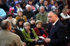 Igor Dodon a întreprins o vizită în raionul Criuleni