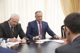 Igor Dodon a făcut bilanțul întrevederii sale cu Vadim Krasnoselski