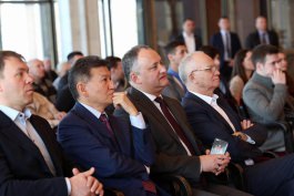 Igor Dodon a participat la ceremonia de premiere a învingătorilor la Turneul internaţional la șah rapid, ”Memorial V. Cebanenco”