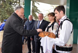 Igor Dodon a întreprins o vizită de lucru în raionul Rîșcani