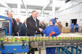 Igor Dodon, Președintele Republicii Moldova a întreprins o vizită în raionul Edineț  