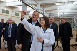 Igor Dodon, Președintele Republicii Moldova a întreprins o vizită în raionul Edineț  