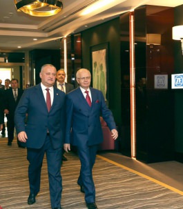 Președintele Igor Dodon a participat la conferința ”Federația Rusă și Republica Moldova: 25 de ani de la stabilirea relațiilor diplomatice”