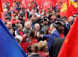 Igor Dodon, Președintele Republicii Moldova a participat la acțiunile dedicate Zilei internaționale a Solidarității Oamenilor Muncii