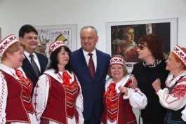 Igor Dodon a participat la inaugurarea expoziției placardelor din perioada Marelui Război pentru Apărarea Patriei