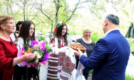 Igor Dodon a participat la Hramul satului Grigorievca