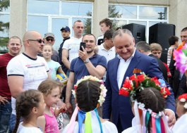 Igor Dodon a participat la Hramul satului Grigorievca