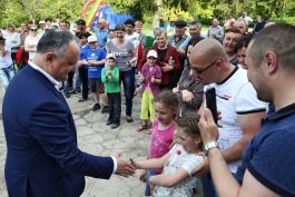 Igor Dodon a participat la Hramul satului Grigorievca