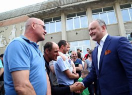 Igor Dodon a participat la Hramul satului Grigorievca