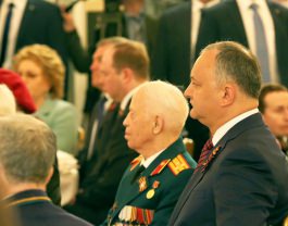 Președintele Republicii Moldova împreună cu Prima Doamnă a țării au participat la recepția de la Kremlin