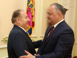 Igor Dodon a avut o întrevedere cu ambasadorul Turciei, Hulusi Kilic