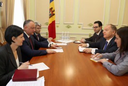 Igor Dodon a avut o întrevedere cu ambasadorul Turciei, Hulusi Kilic