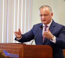 Președintele țării, Igor Dodon a participat la ședința Consiliului rectorilor din Republica Moldova 