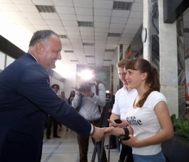 Președintele țării, Igor Dodon a participat la ședința Consiliului rectorilor din Republica Moldova 