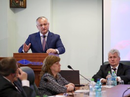 Președintele țării, Igor Dodon a participat la ședința Consiliului rectorilor din Republica Moldova 