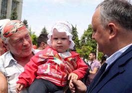 Președintele țării, Igor Dodon a participat la Festivalul Familiei