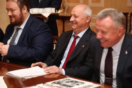 Igor Dodon a avut o întrevedere cu membrii Clubului Internaţional Bizantin