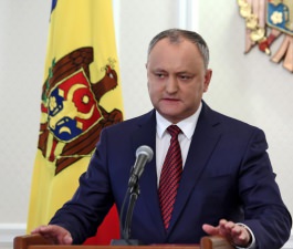 Igor Dodon a condamnat dur acțiunile îndreptate împotriva partenerului nostru strategic, Federația Rusă